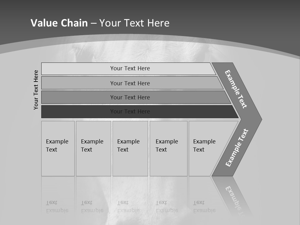 Grey Portrait Outside PowerPoint Template
