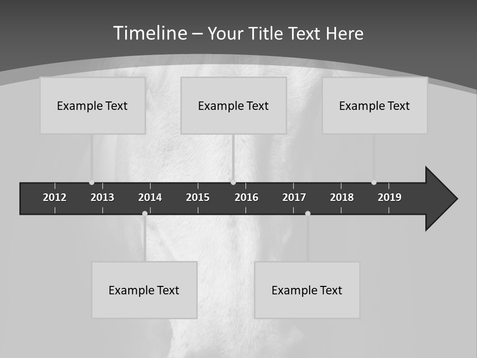 Grey Portrait Outside PowerPoint Template