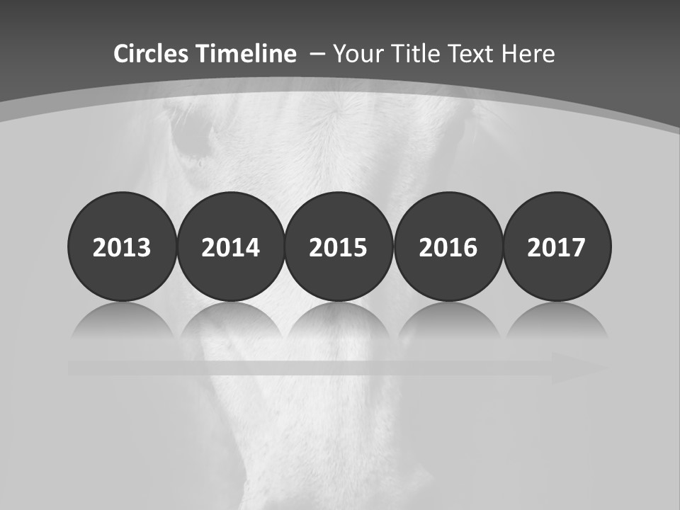 Grey Portrait Outside PowerPoint Template
