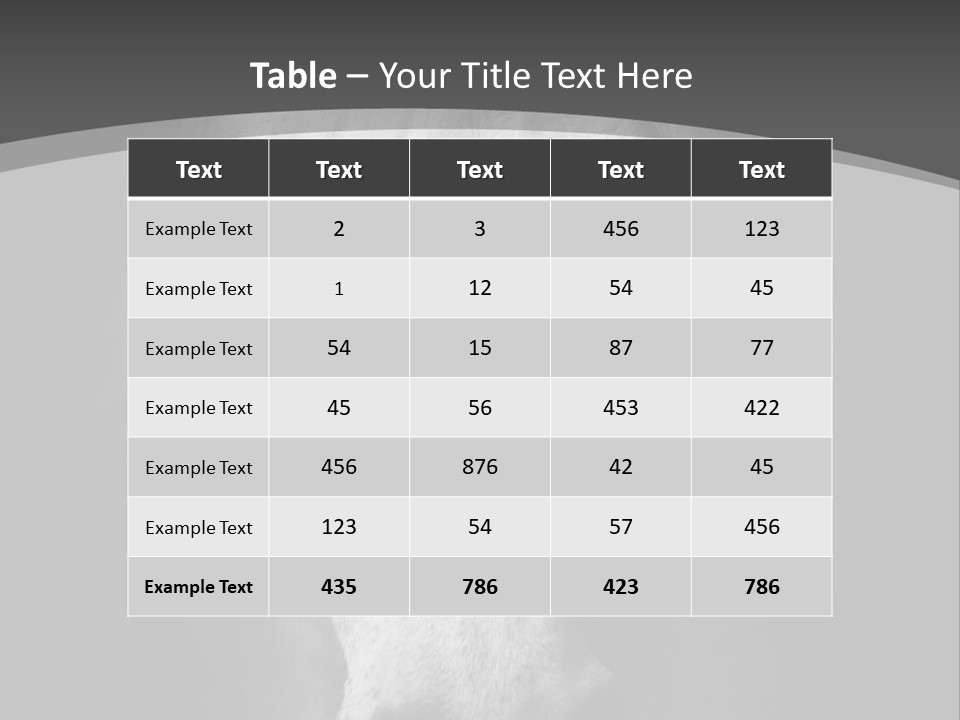 Grey Portrait Outside PowerPoint Template
