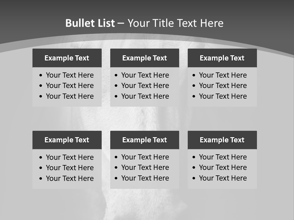 Grey Portrait Outside PowerPoint Template