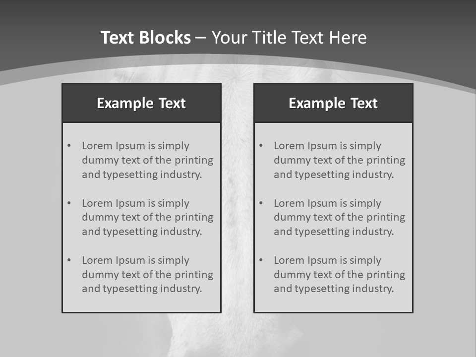 Grey Portrait Outside PowerPoint Template