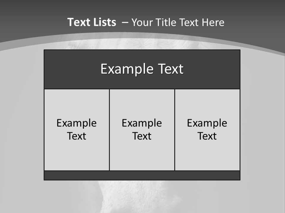Grey Portrait Outside PowerPoint Template