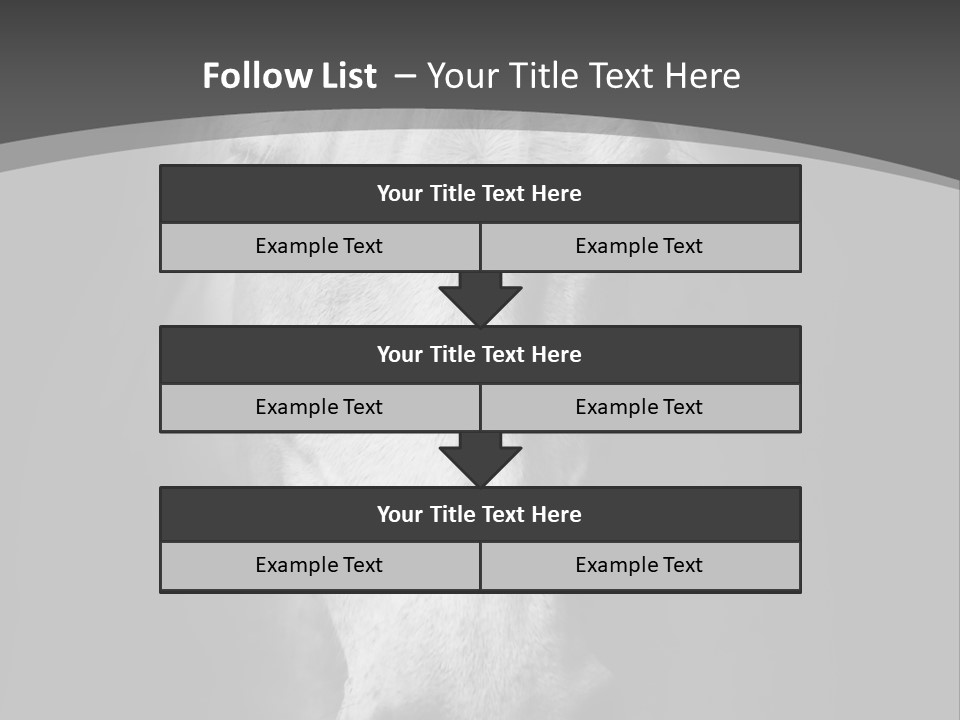 Grey Portrait Outside PowerPoint Template