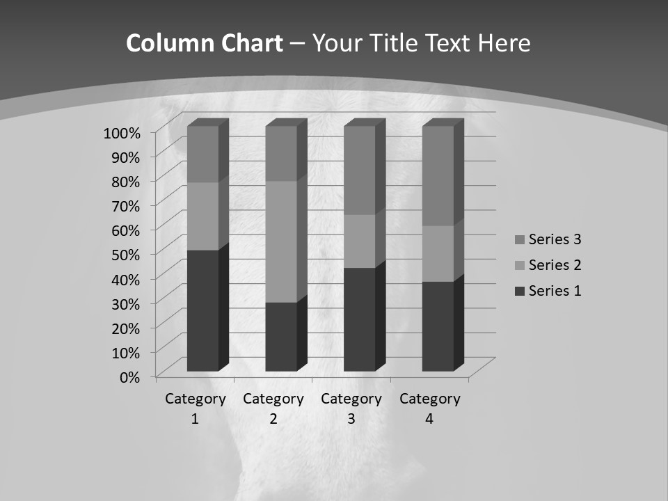 Grey Portrait Outside PowerPoint Template