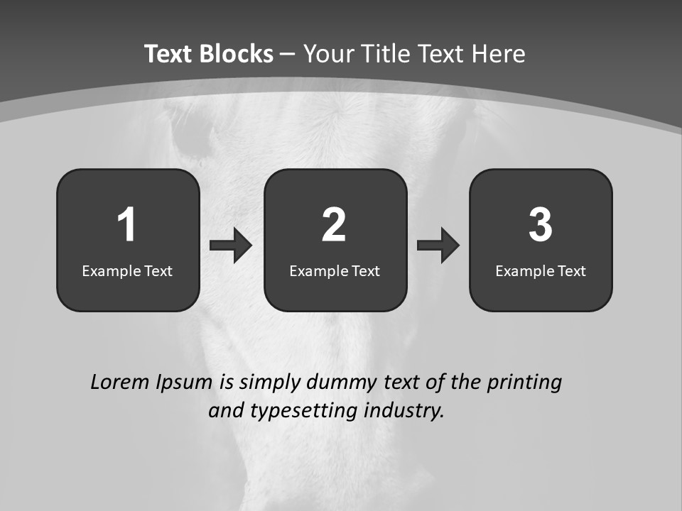Grey Portrait Outside PowerPoint Template