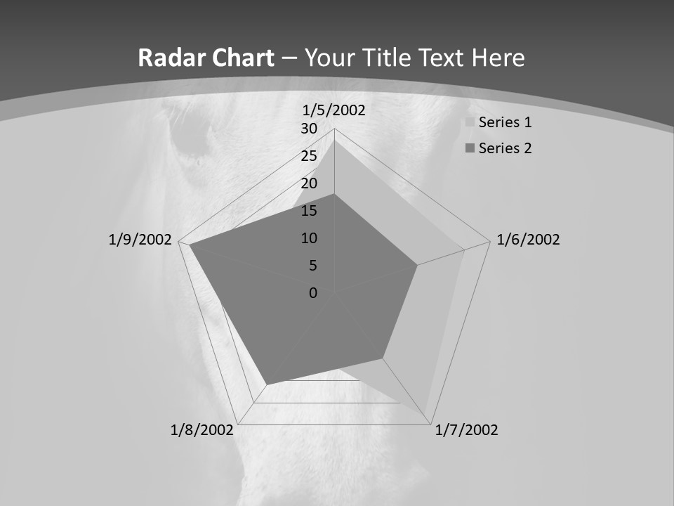 Grey Portrait Outside PowerPoint Template