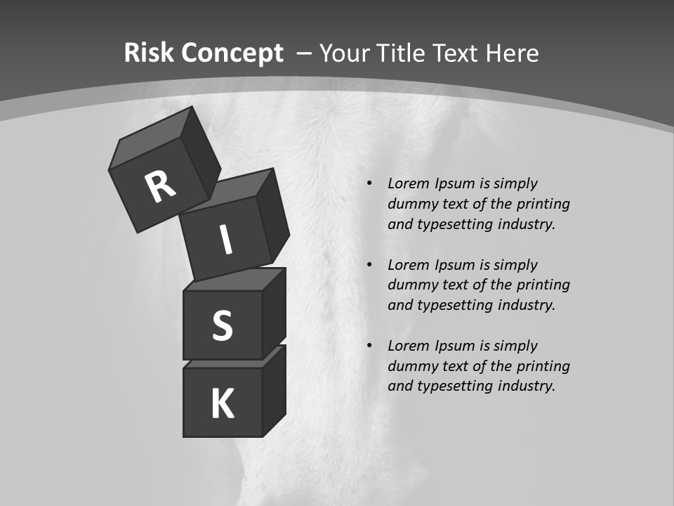 Grey Portrait Outside PowerPoint Template