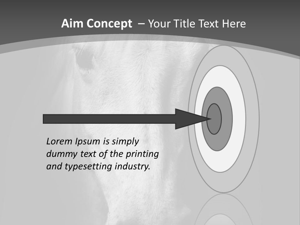 Grey Portrait Outside PowerPoint Template