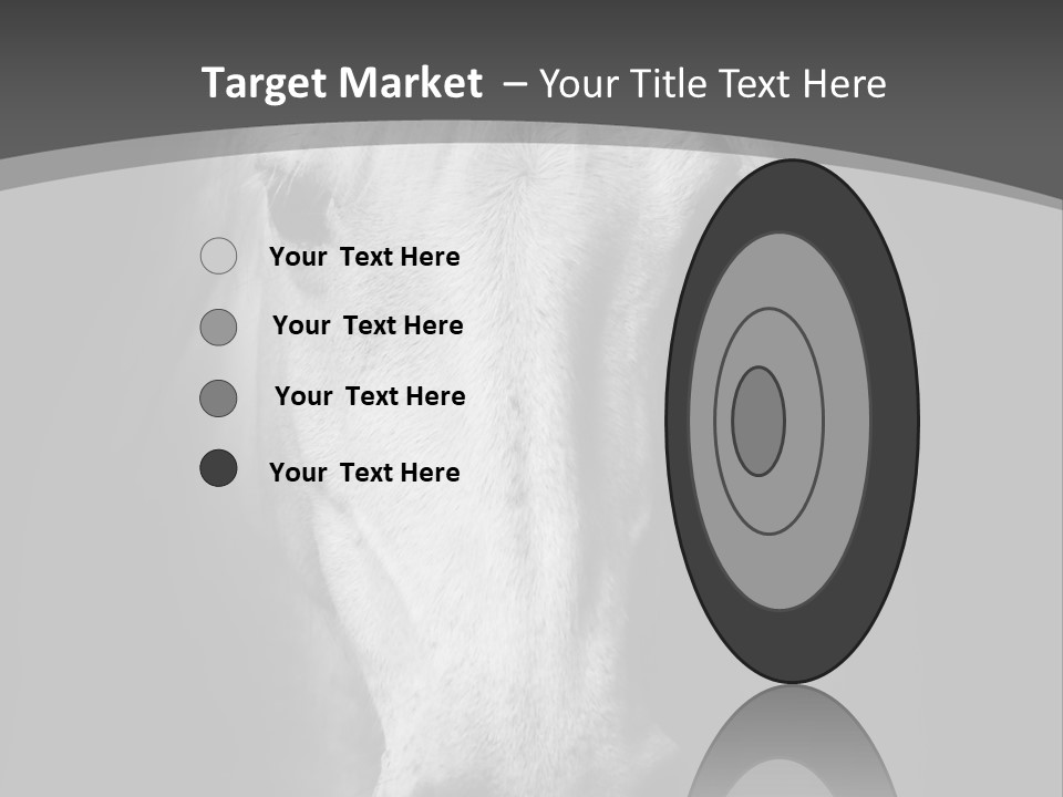 Grey Portrait Outside PowerPoint Template