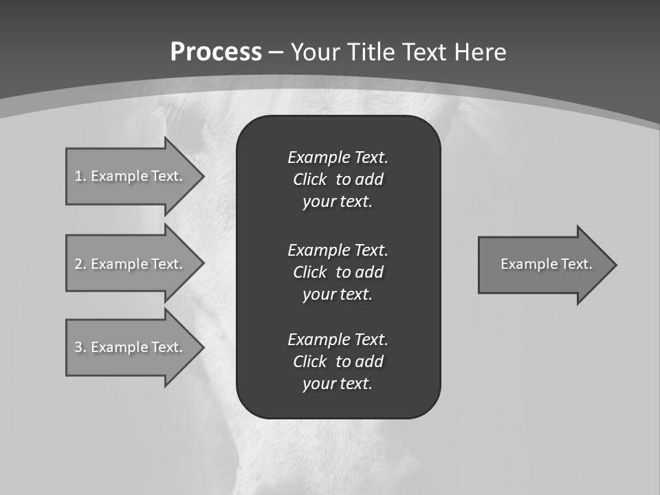 Grey Portrait Outside PowerPoint Template