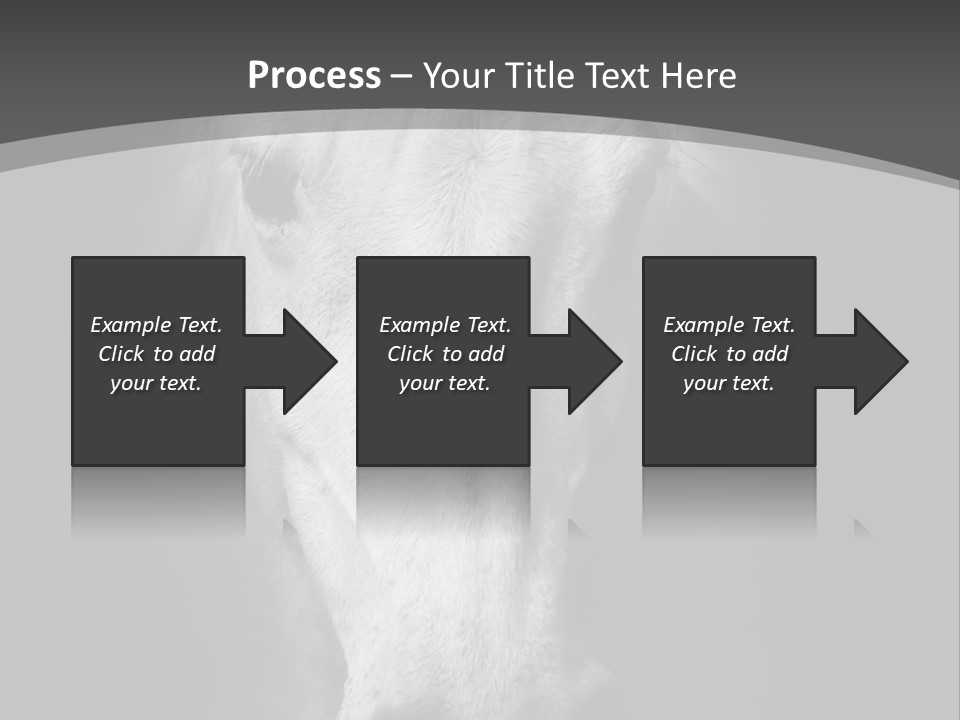 Grey Portrait Outside PowerPoint Template
