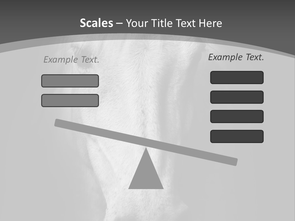 Grey Portrait Outside PowerPoint Template