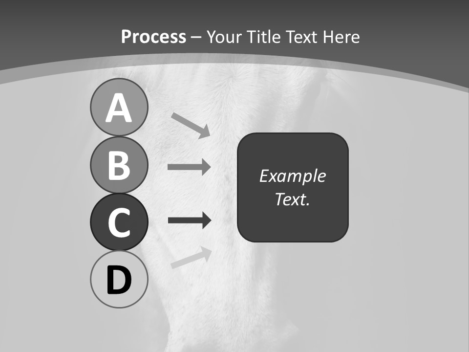 Grey Portrait Outside PowerPoint Template