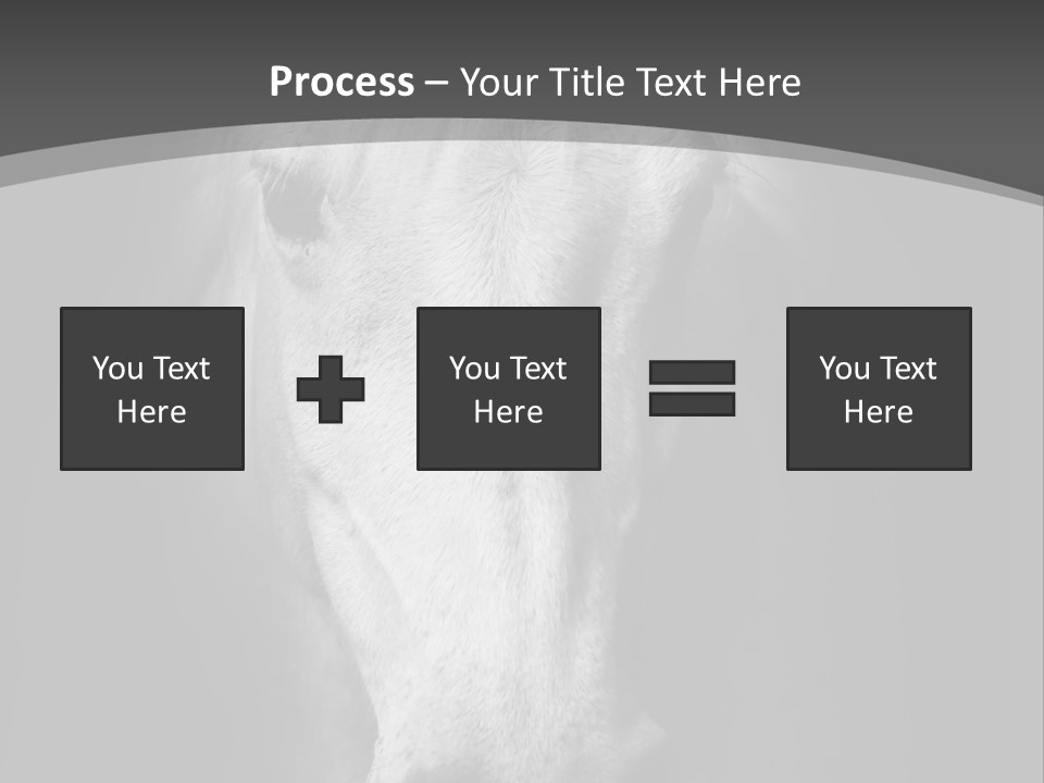 Grey Portrait Outside PowerPoint Template