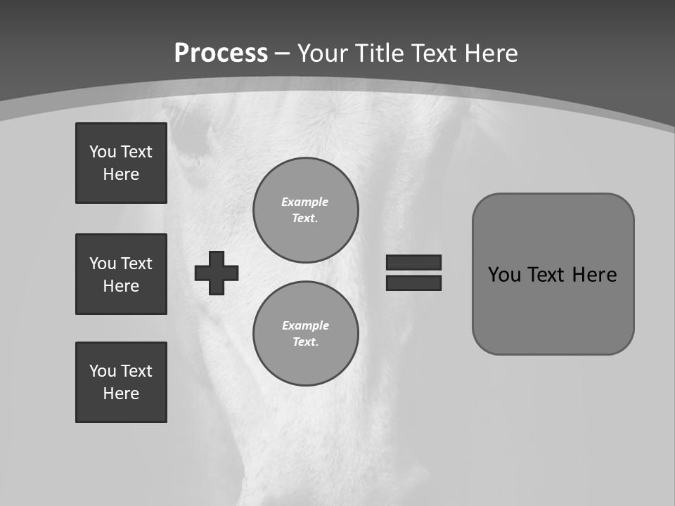 Grey Portrait Outside PowerPoint Template
