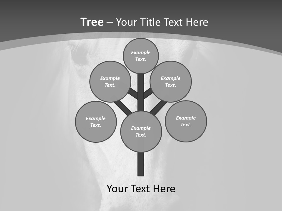 Grey Portrait Outside PowerPoint Template