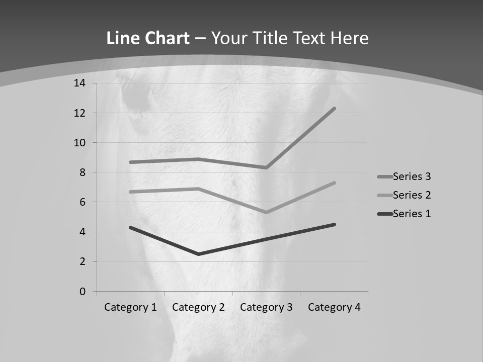 Grey Portrait Outside PowerPoint Template