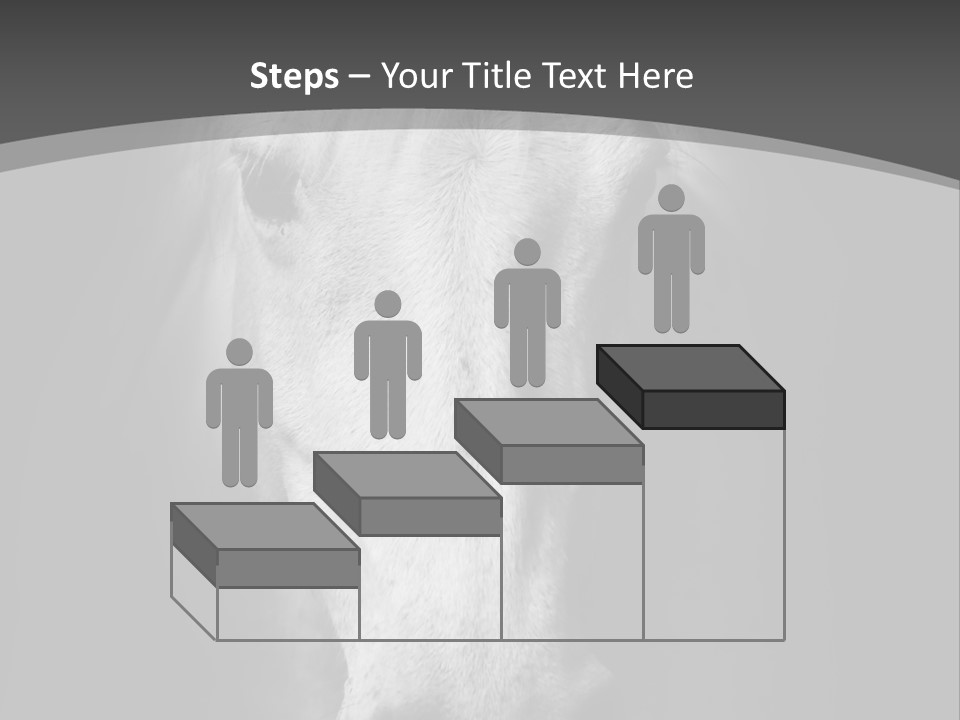 Grey Portrait Outside PowerPoint Template