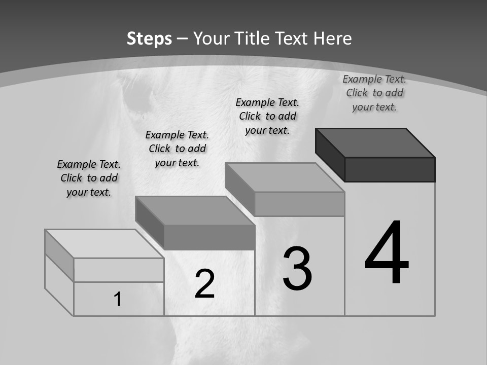 Grey Portrait Outside PowerPoint Template