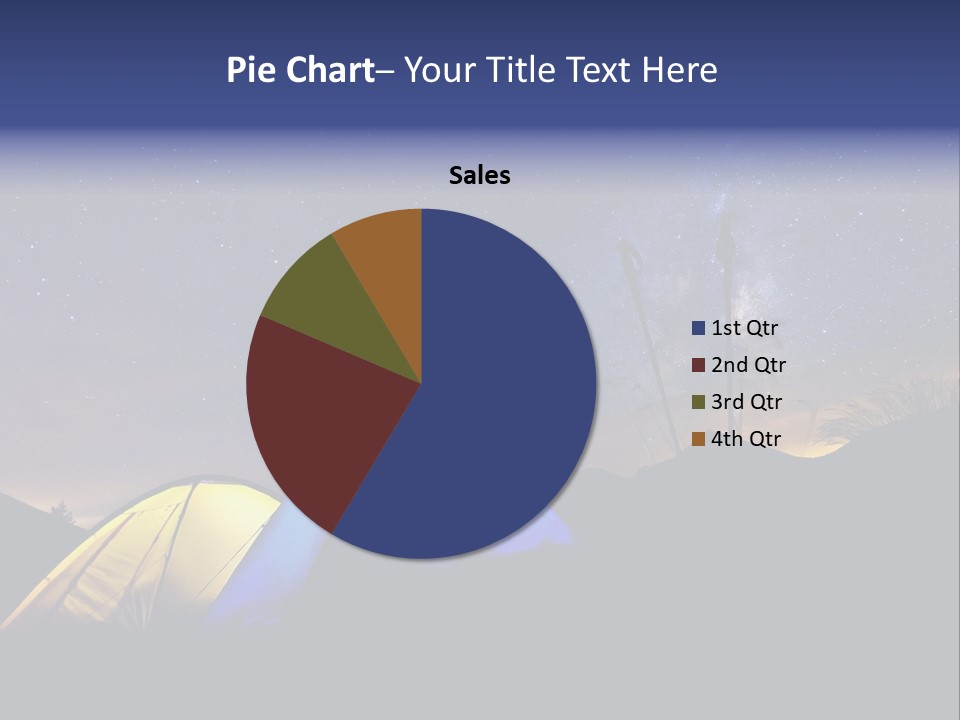 Glow Tent Darkness PowerPoint Template