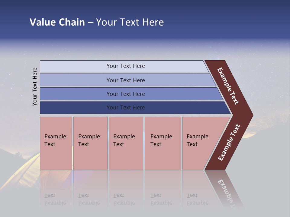 Glow Tent Darkness PowerPoint Template