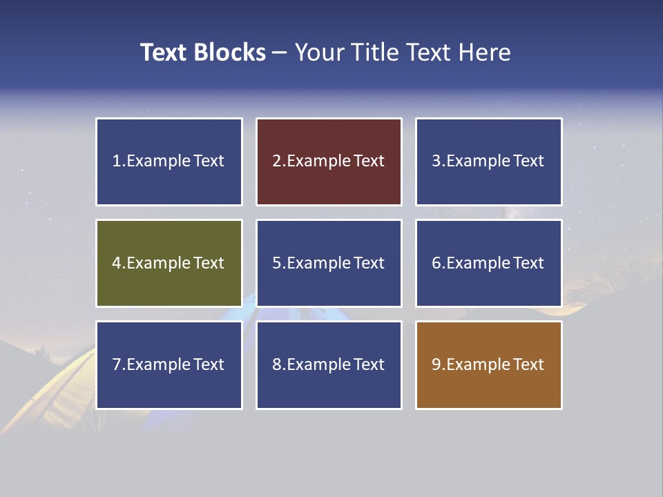 Glow Tent Darkness PowerPoint Template