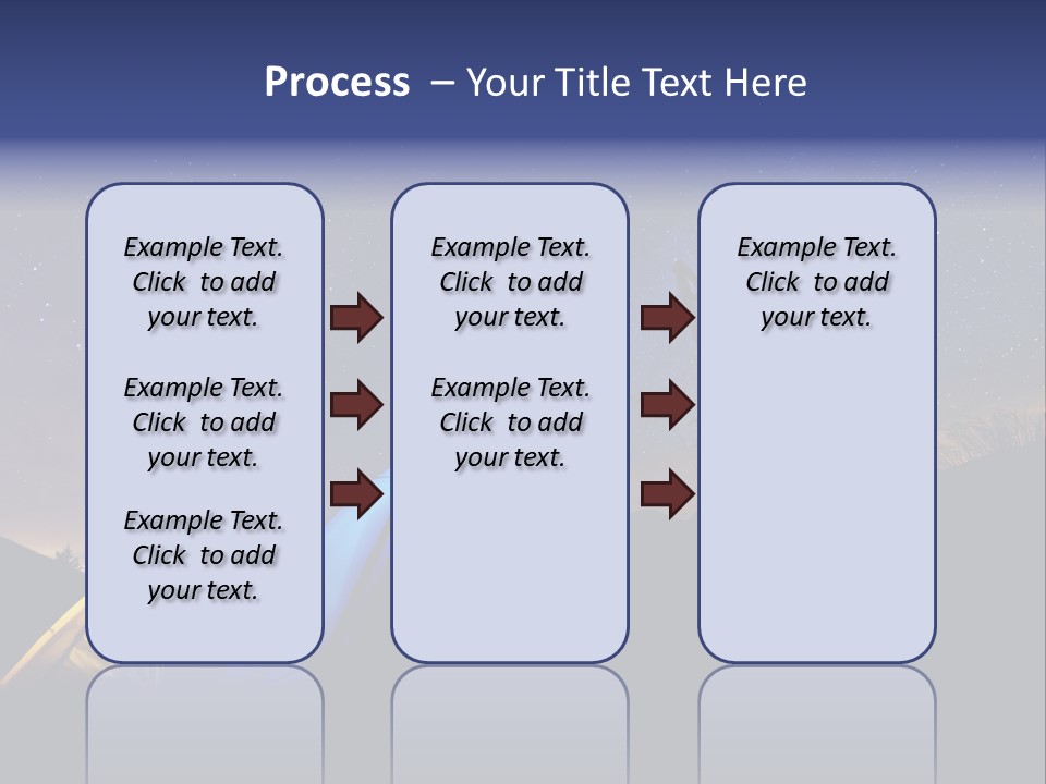 Glow Tent Darkness PowerPoint Template