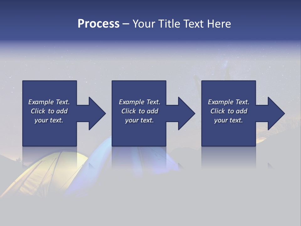 Glow Tent Darkness PowerPoint Template