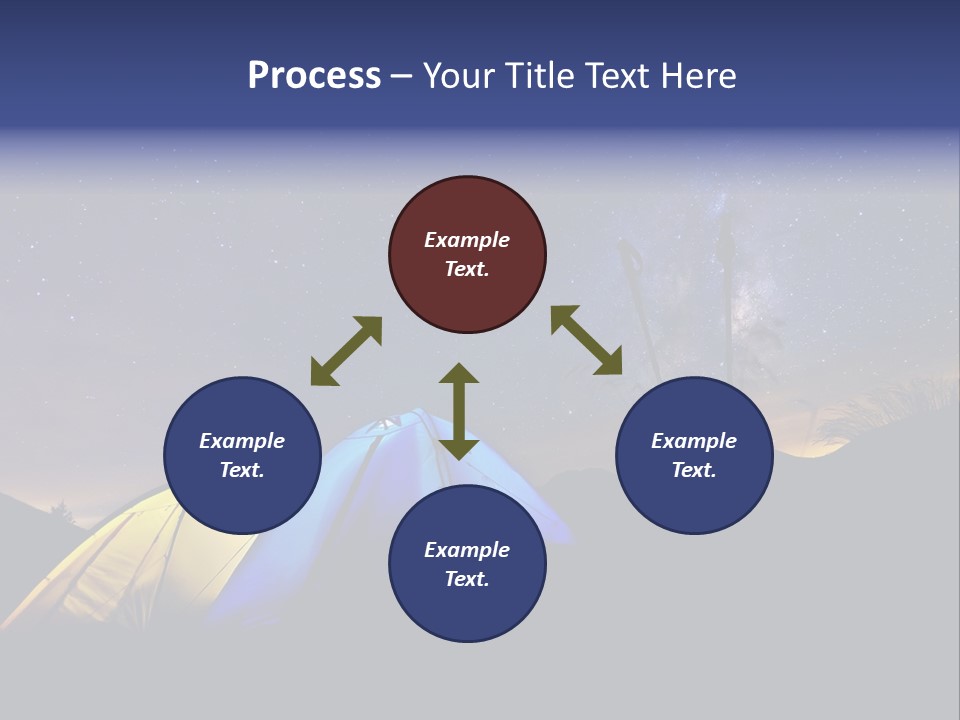 Glow Tent Darkness PowerPoint Template