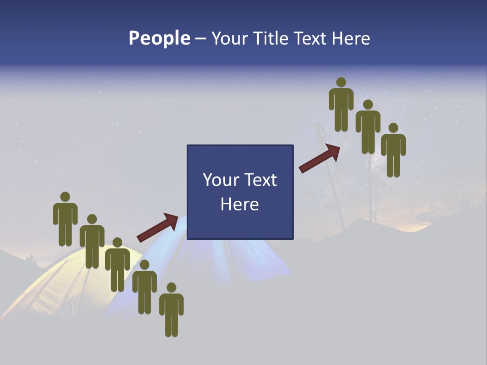 Glow Tent Darkness PowerPoint Template