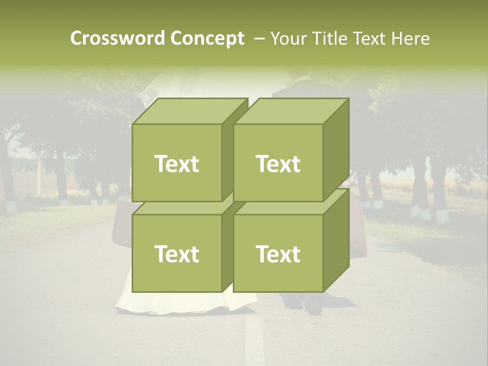 Men White Gown PowerPoint Template