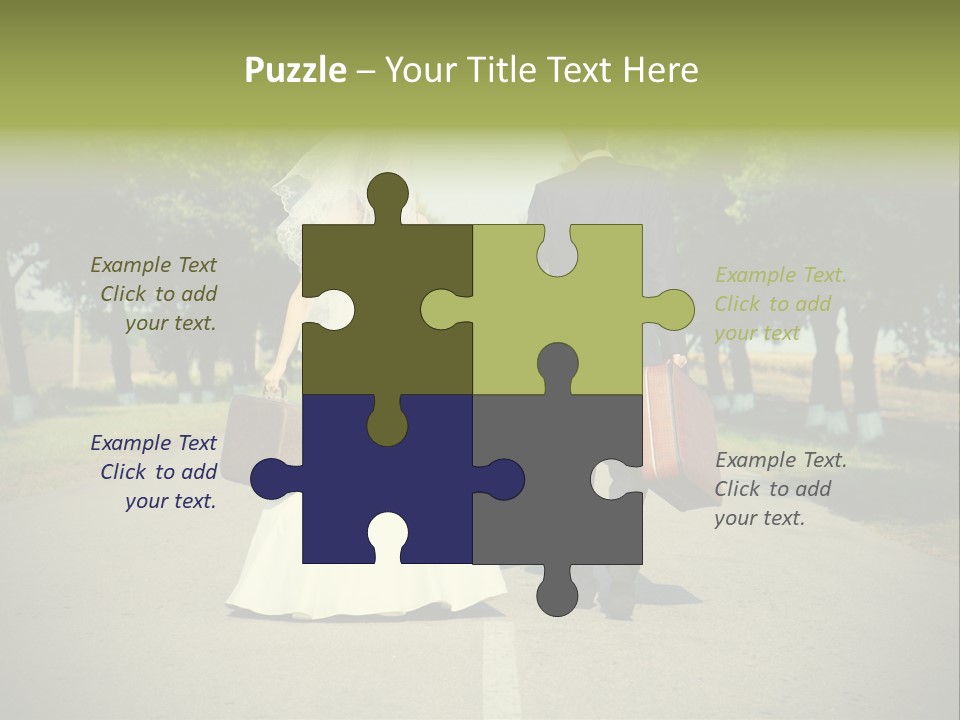 Men White Gown PowerPoint Template