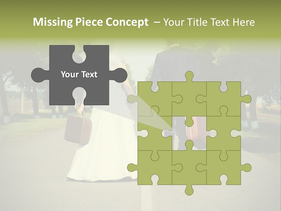 Men White Gown PowerPoint Template