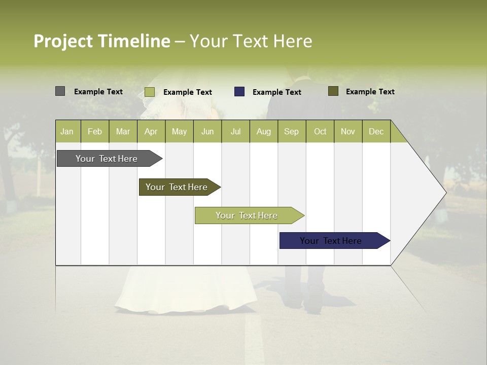 Men White Gown PowerPoint Template