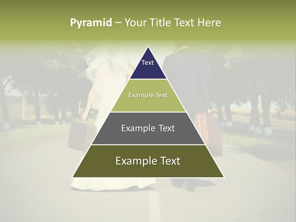 Men White Gown PowerPoint Template