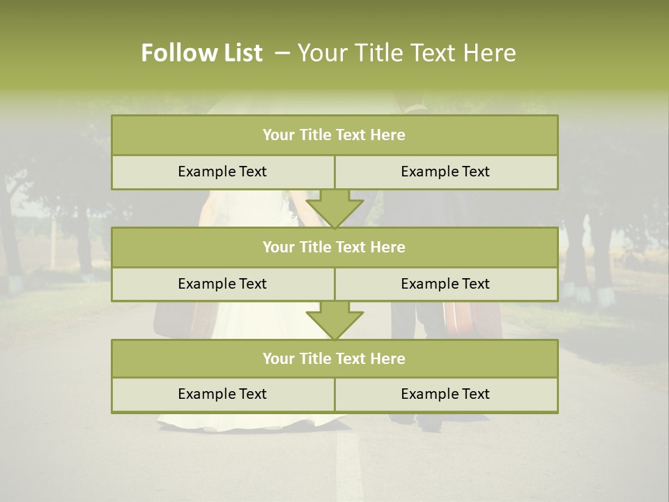 Men White Gown PowerPoint Template