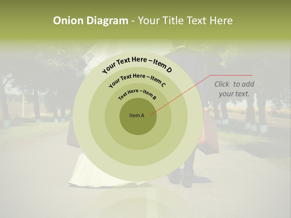 Men White Gown PowerPoint Template