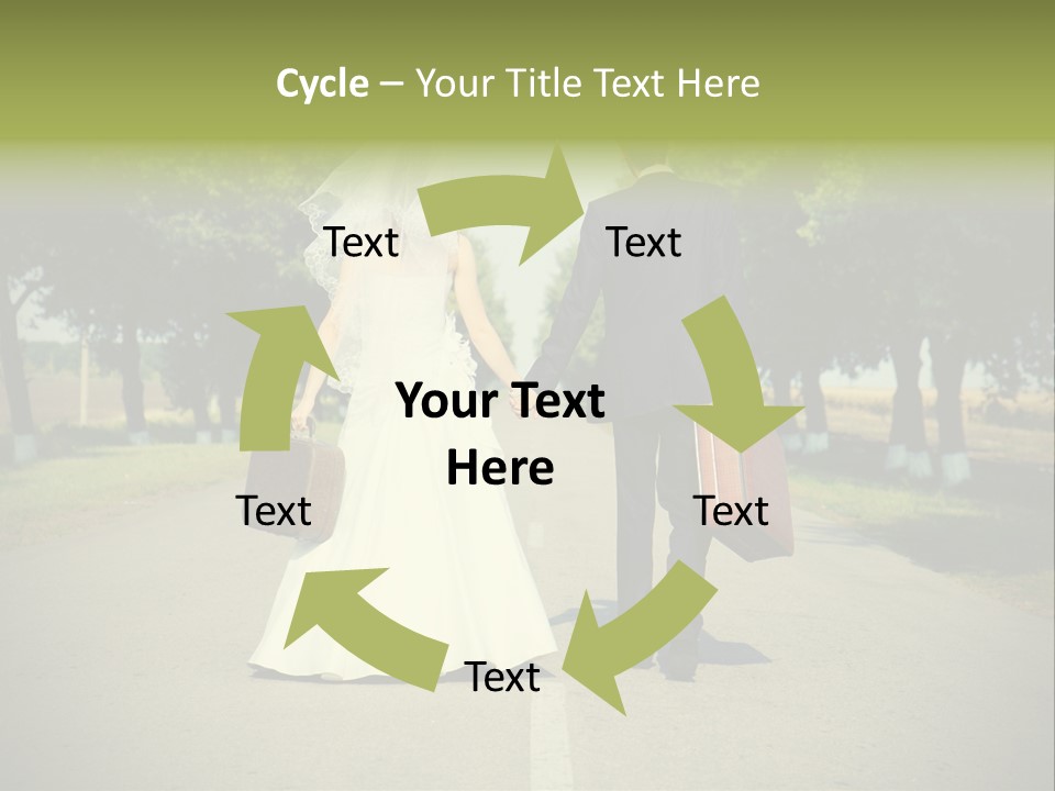 Men White Gown PowerPoint Template