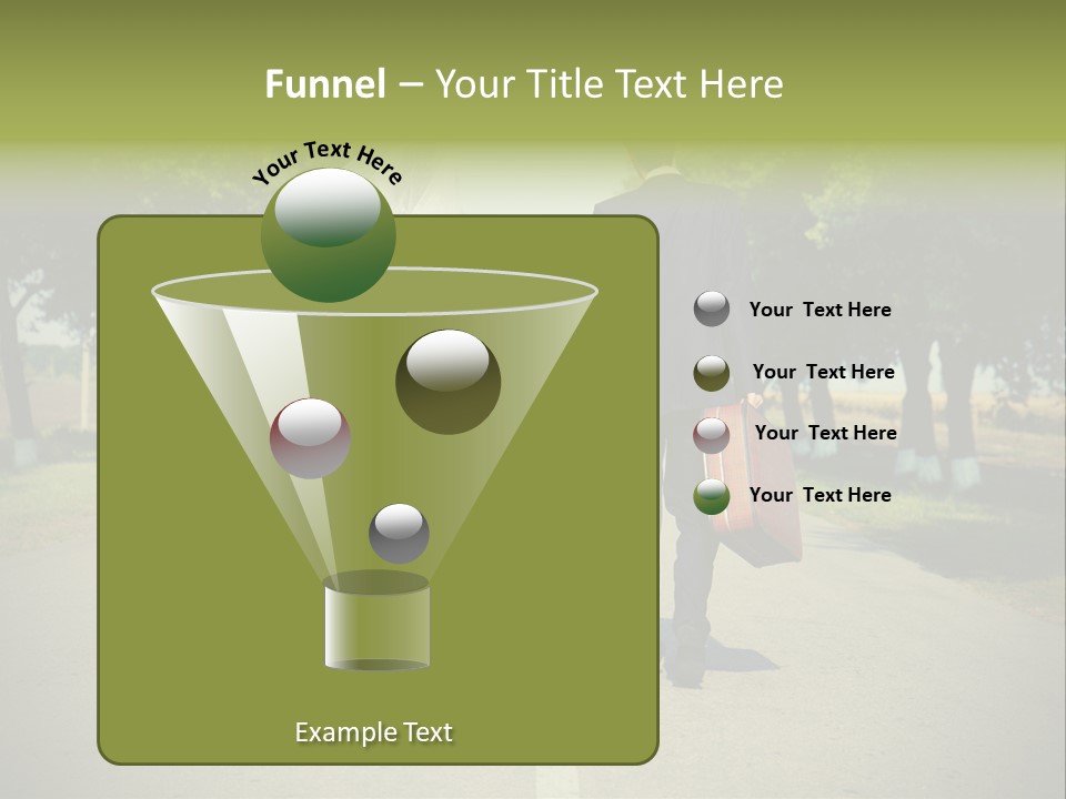 Men White Gown PowerPoint Template