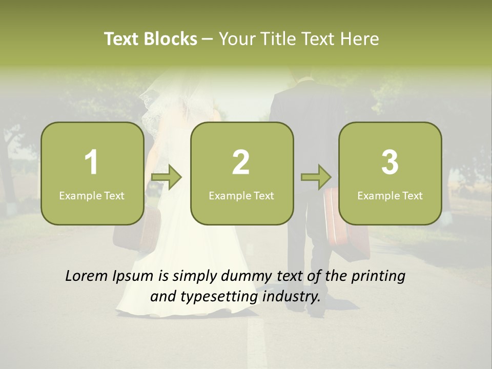 Men White Gown PowerPoint Template