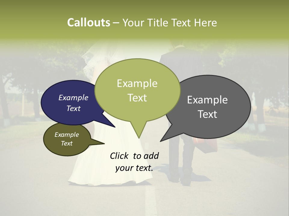 Men White Gown PowerPoint Template