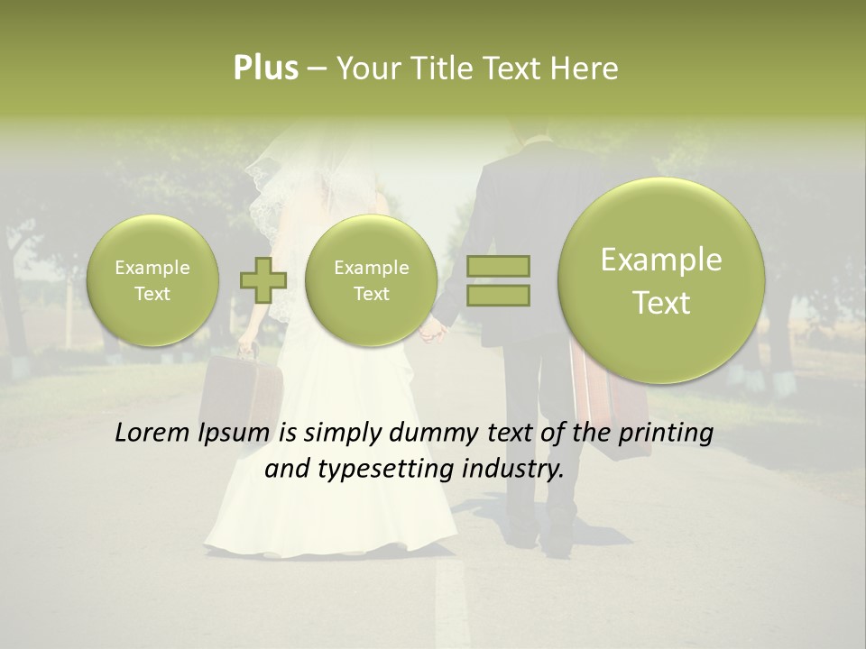 Men White Gown PowerPoint Template