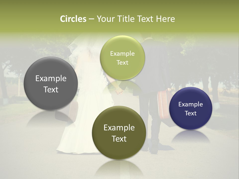 Men White Gown PowerPoint Template