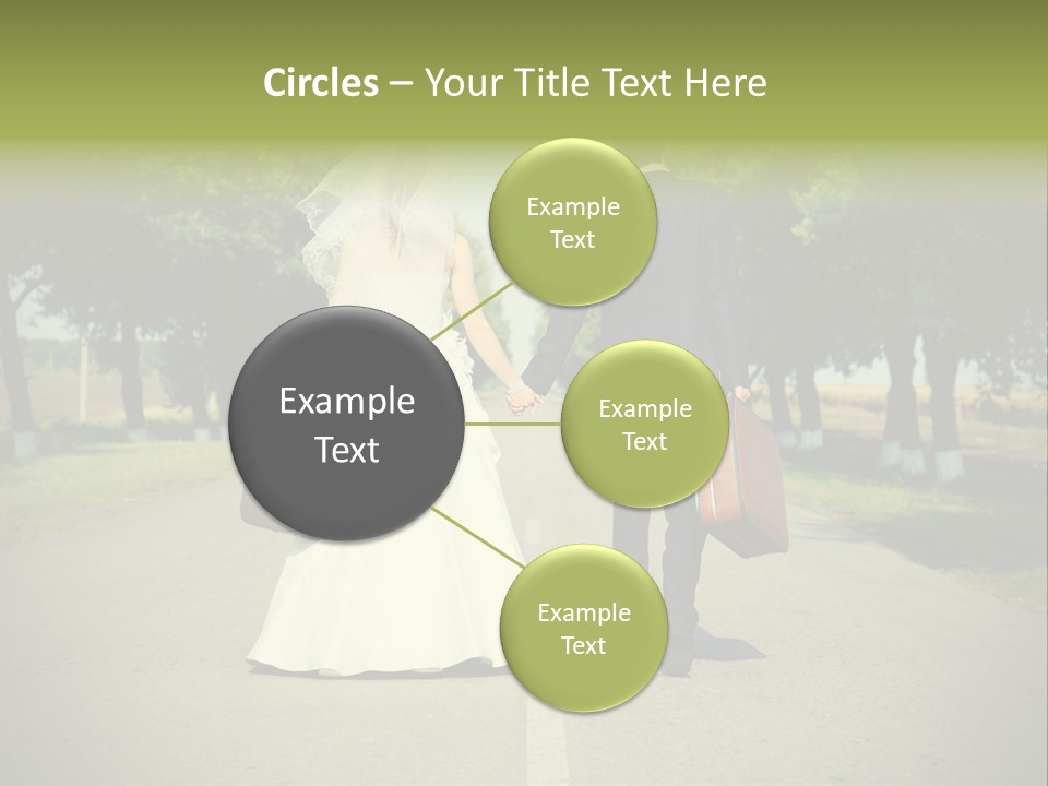 Men White Gown PowerPoint Template