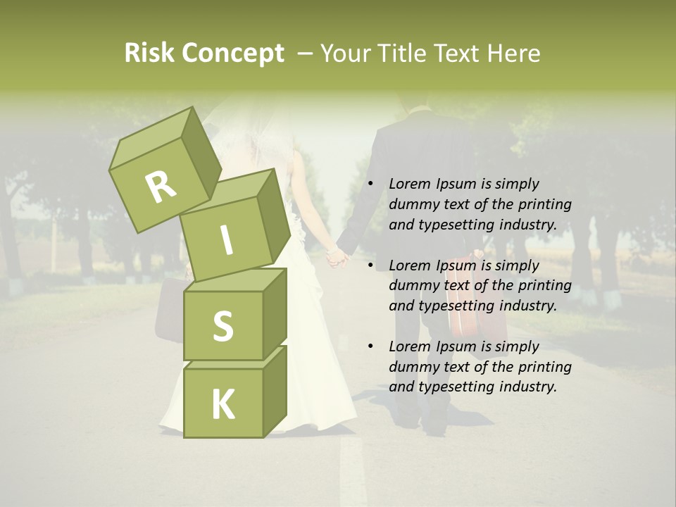 Men White Gown PowerPoint Template