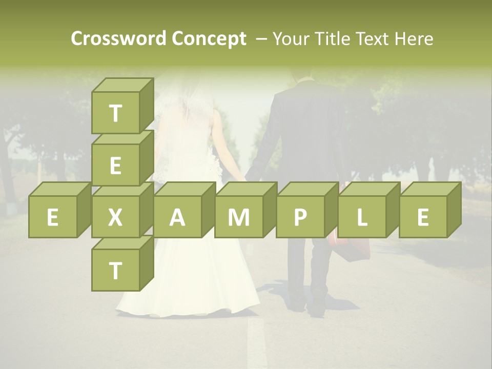 Men White Gown PowerPoint Template