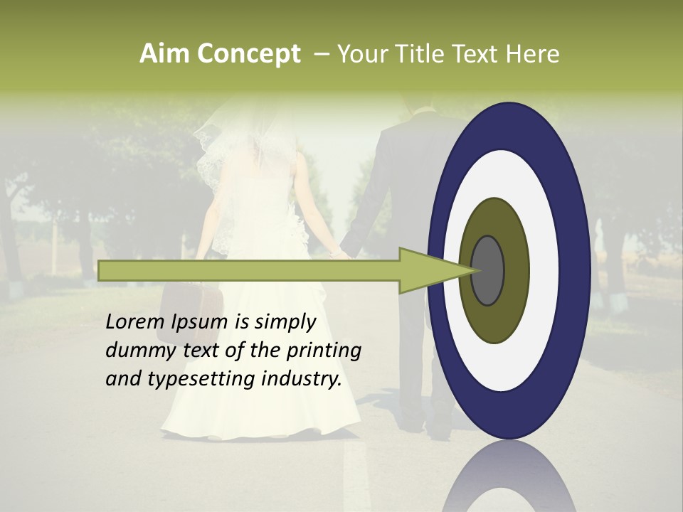 Men White Gown PowerPoint Template