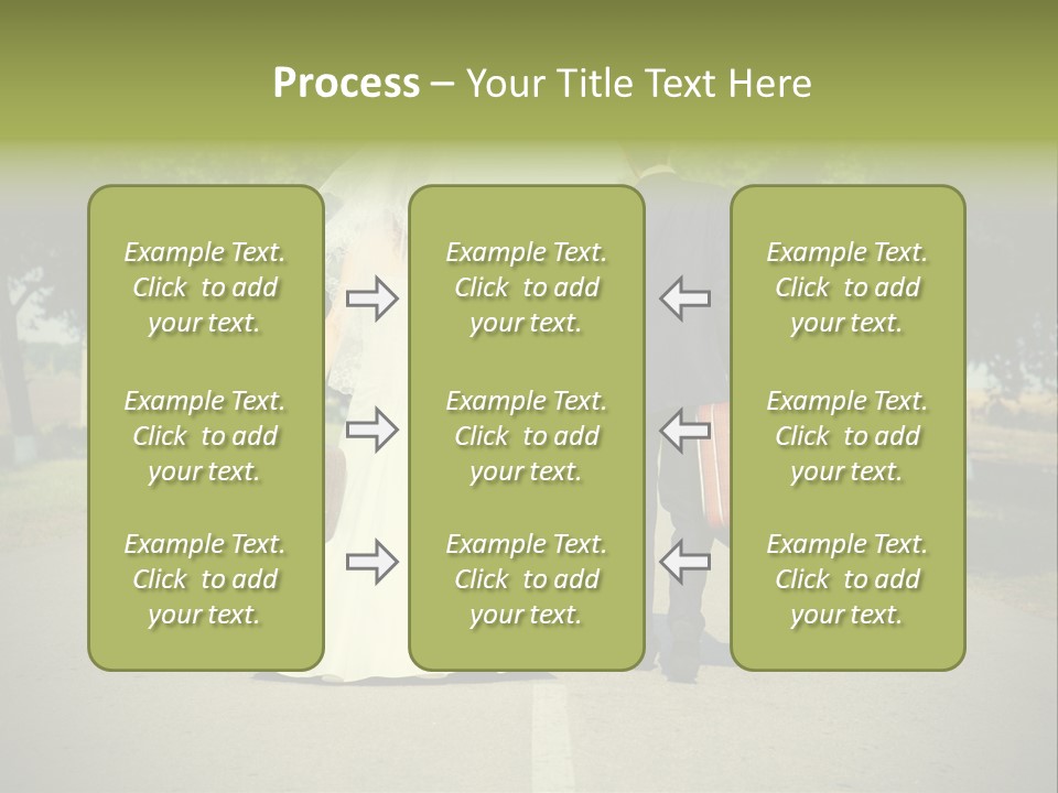 Men White Gown PowerPoint Template