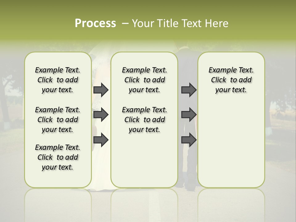 Men White Gown PowerPoint Template